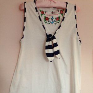 Woman's Sailor Style Short Pajamas by Body Tease